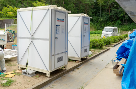 エンカレッジⅠ(1室型)を2台設置