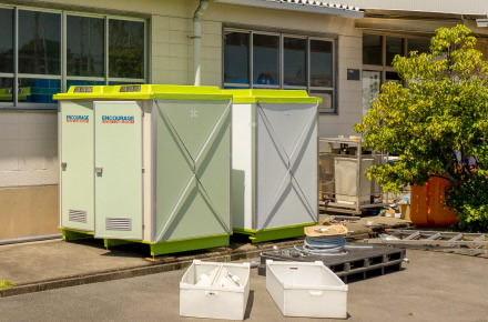 エンカレッジⅡ(2室型)を2台設置