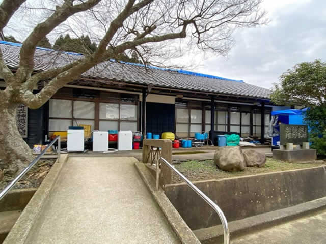 設置させていただいた施設外眼