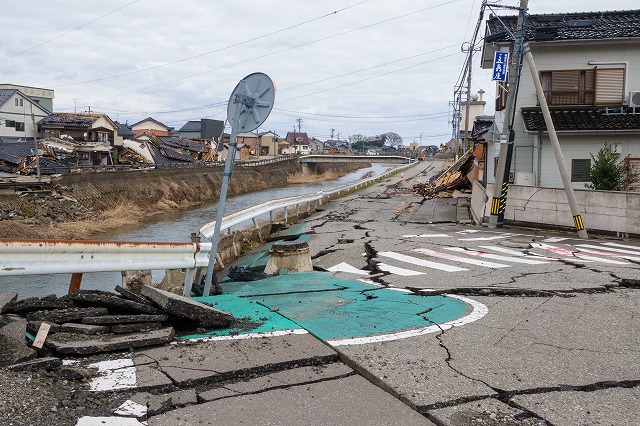 生活用道路が無茶苦茶になっていました