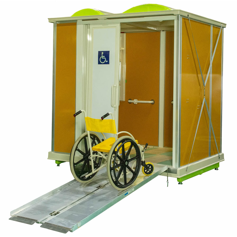 組立式　屋外型コインシャワー ENCOURAGE　エンカレッジⅢ型（車いす対応）